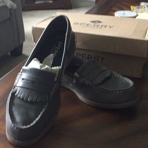 Sperry Conway kiltie grey 8.5